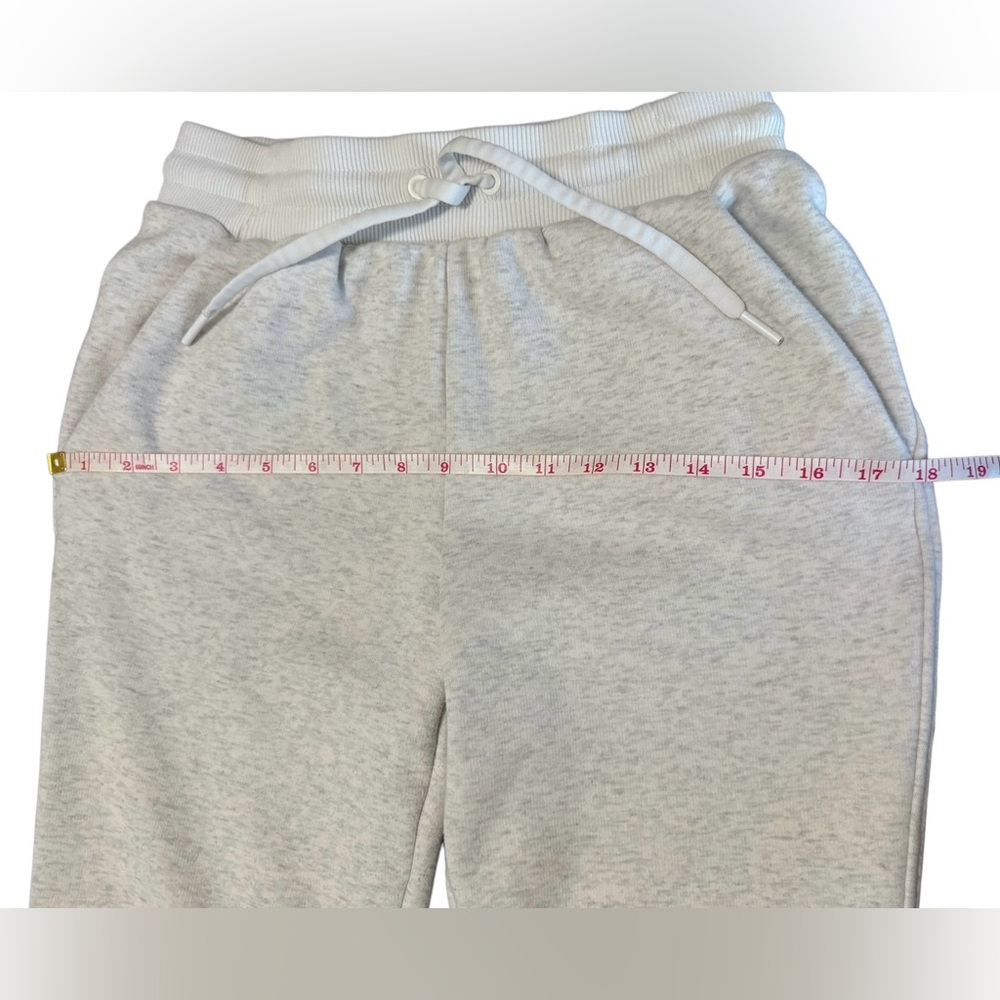Athleta Grey Joggers Ankle Zip Tie Waist Size XS - Picture 9 of 14